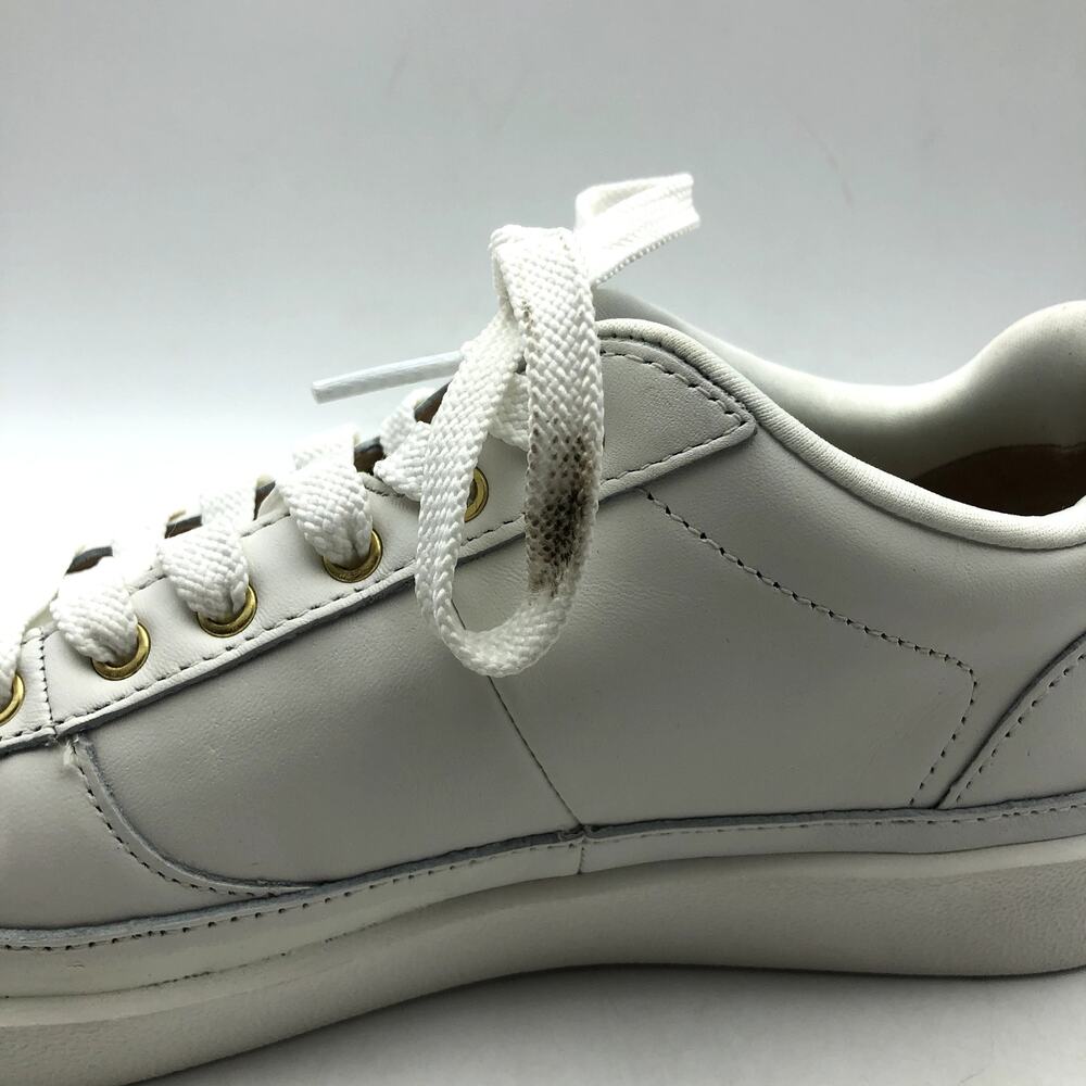 Vionic Womens Elise Casual Sneakers US 8 Wide EU 38.5 White Leather NIB - Picture 13 of 13
